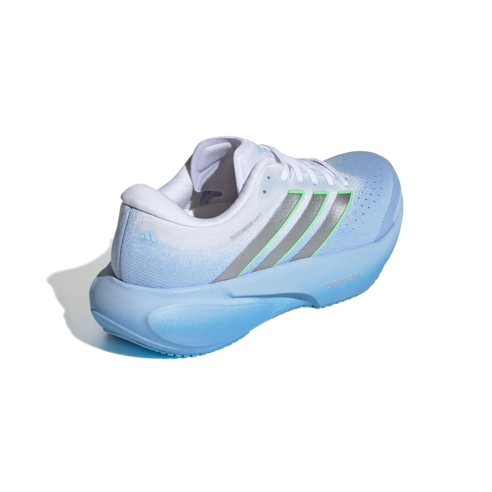 Women's Supernova Rise 3 Running Shoes Glow Blue / Silver Metallic / Cloud White - Image 5