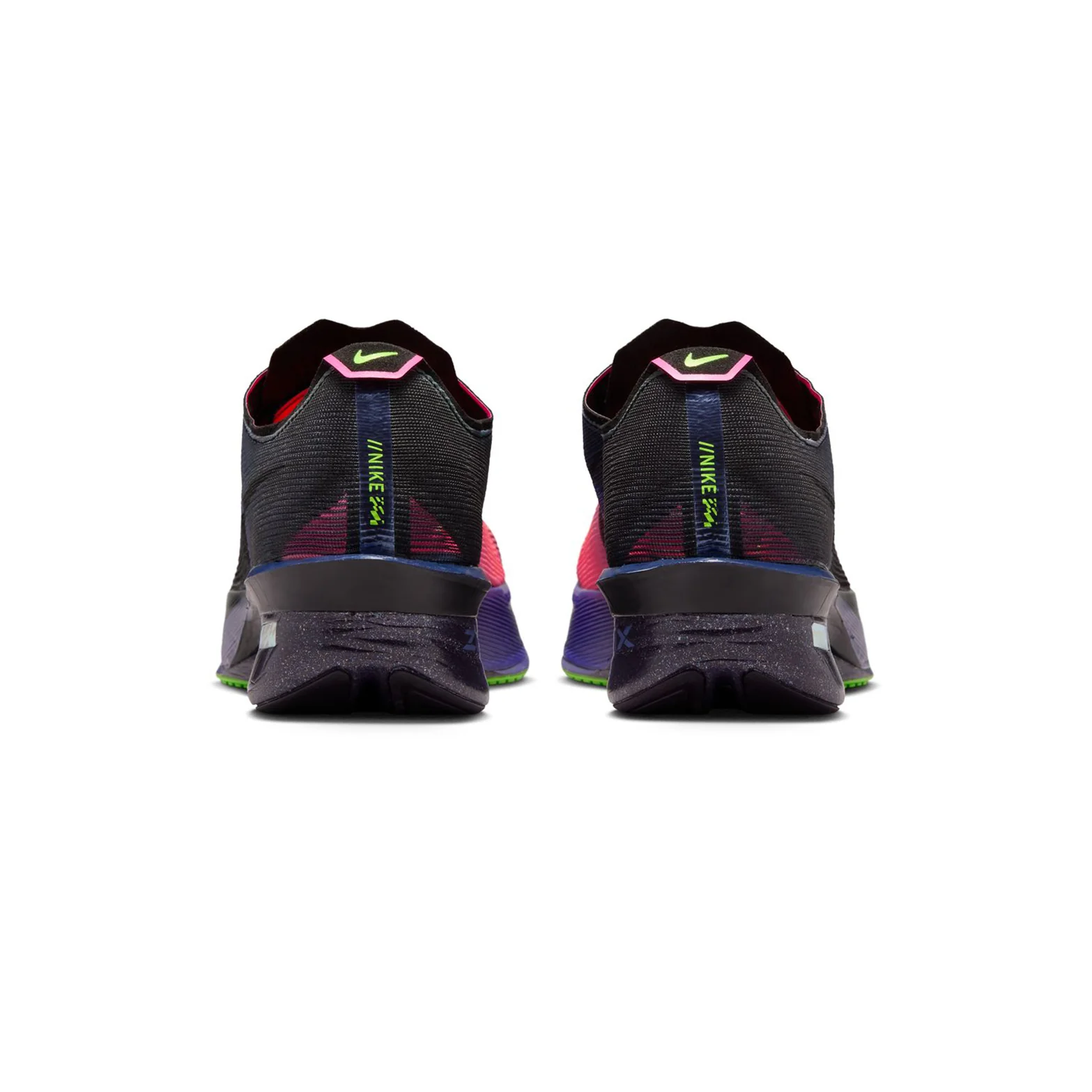 Women's Vaporfly 4 GLAM Running Shoes Dark Obsidian / Purple Dynasty / Black - Image 5