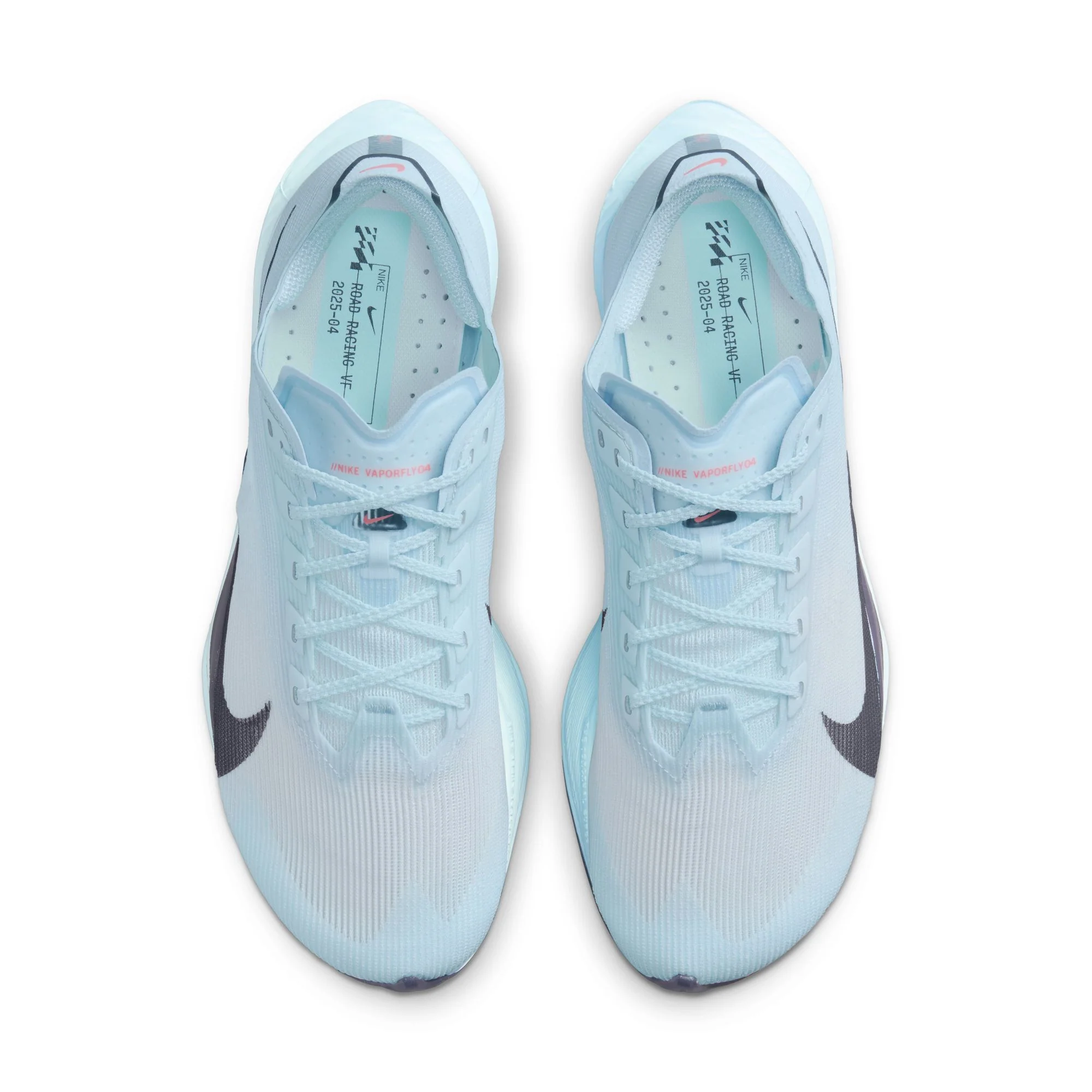 Women's Vaporfly 4 Running Shoes Glacier Blue / Blue Tint / Amethyst Tint / Gridiron - Image 4