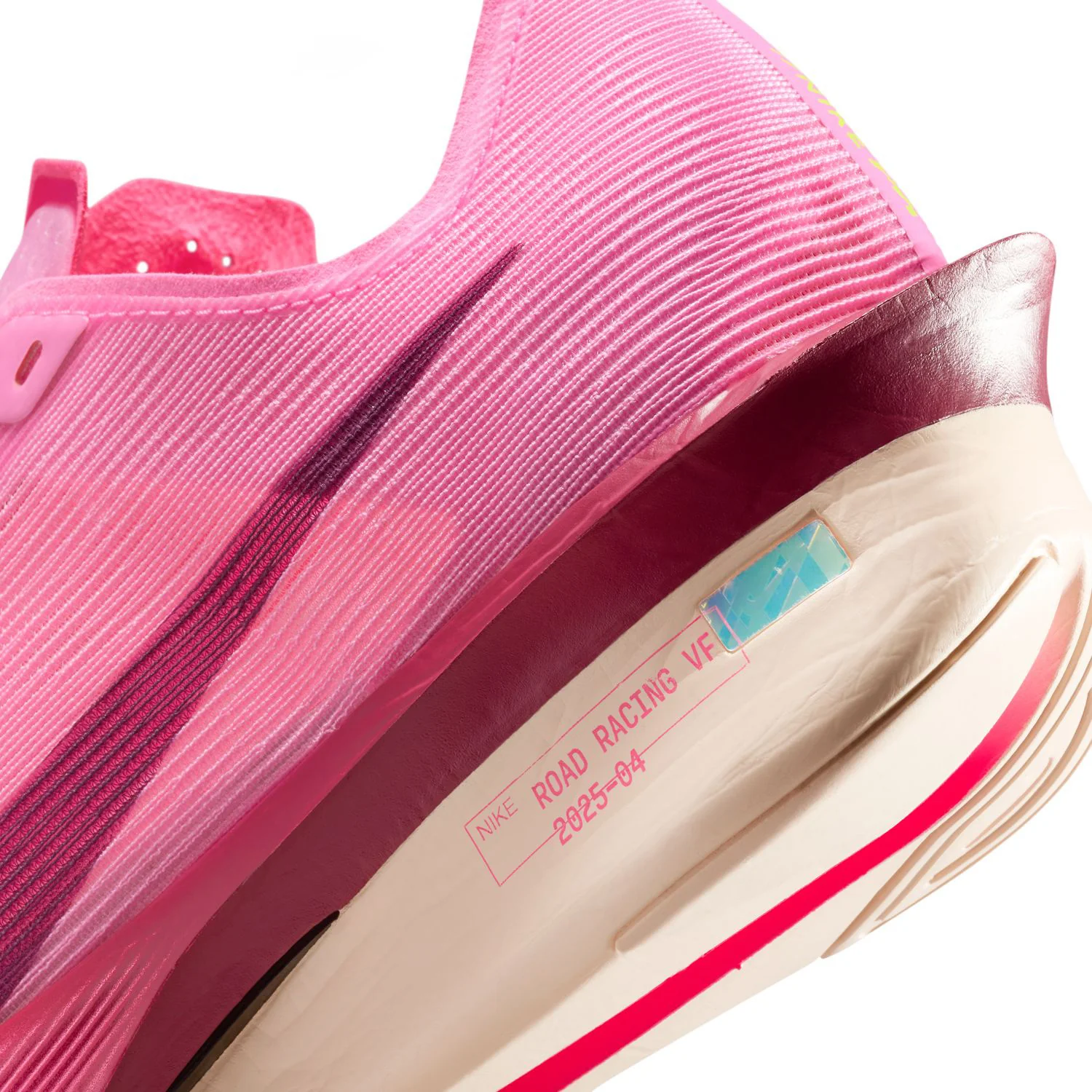 Women's Vaporfly 4 Running Shoes Pink Spell / Bordeaux / Hyper Pink - Image 8