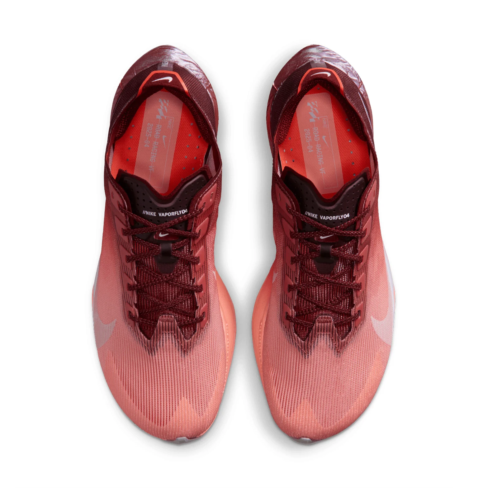 Women's Vaporfly 4 SE Running Shoes Team Red / Bright Crimson / Barely Green - Image 3