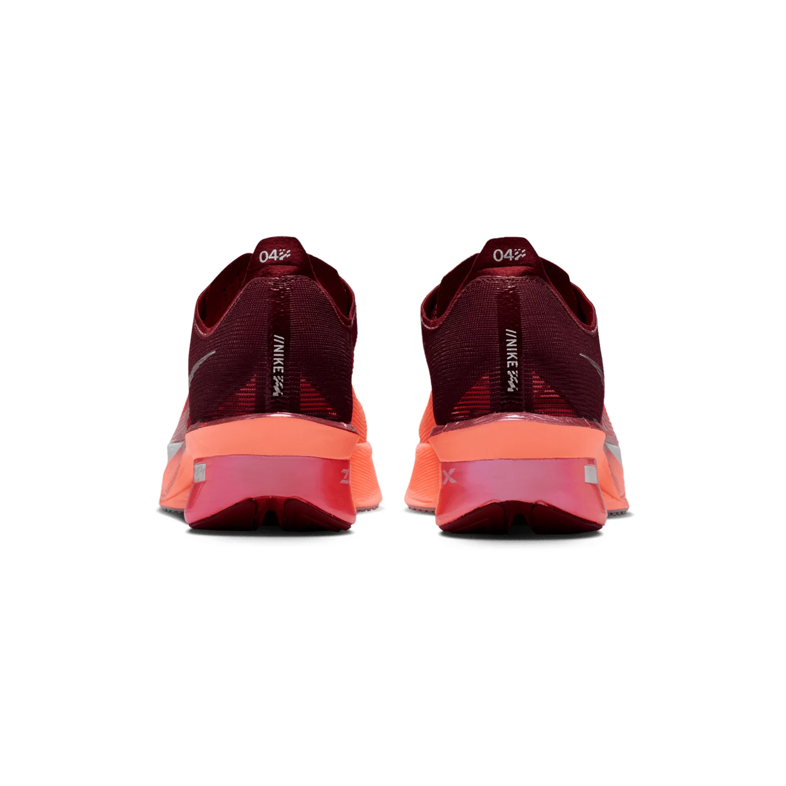 Women's Vaporfly 4 SE Running Shoes Team Red / Bright Crimson / Barely Green - Image 5