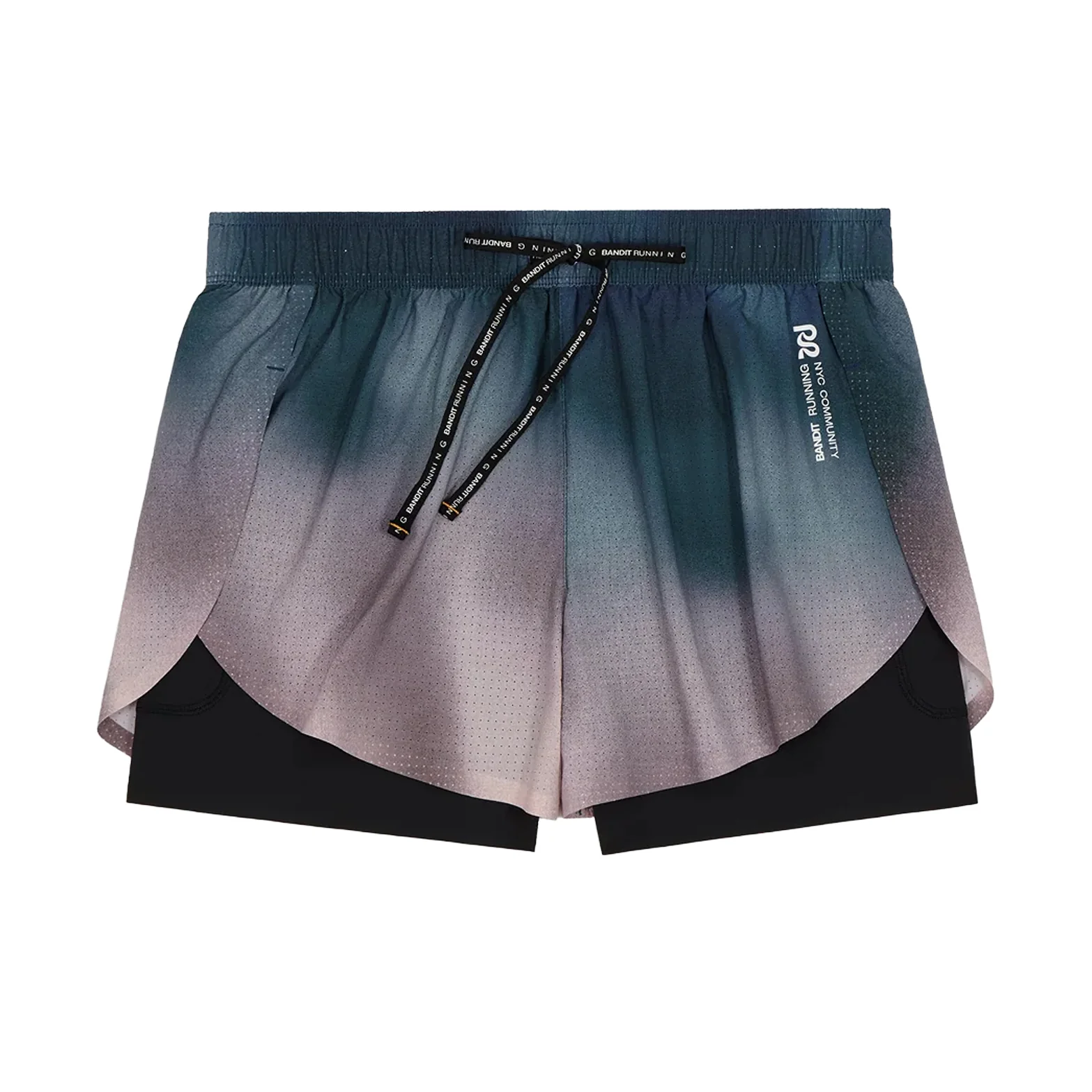 Women's Vento 2-in-1 Run Short Flow State Aegean Multi