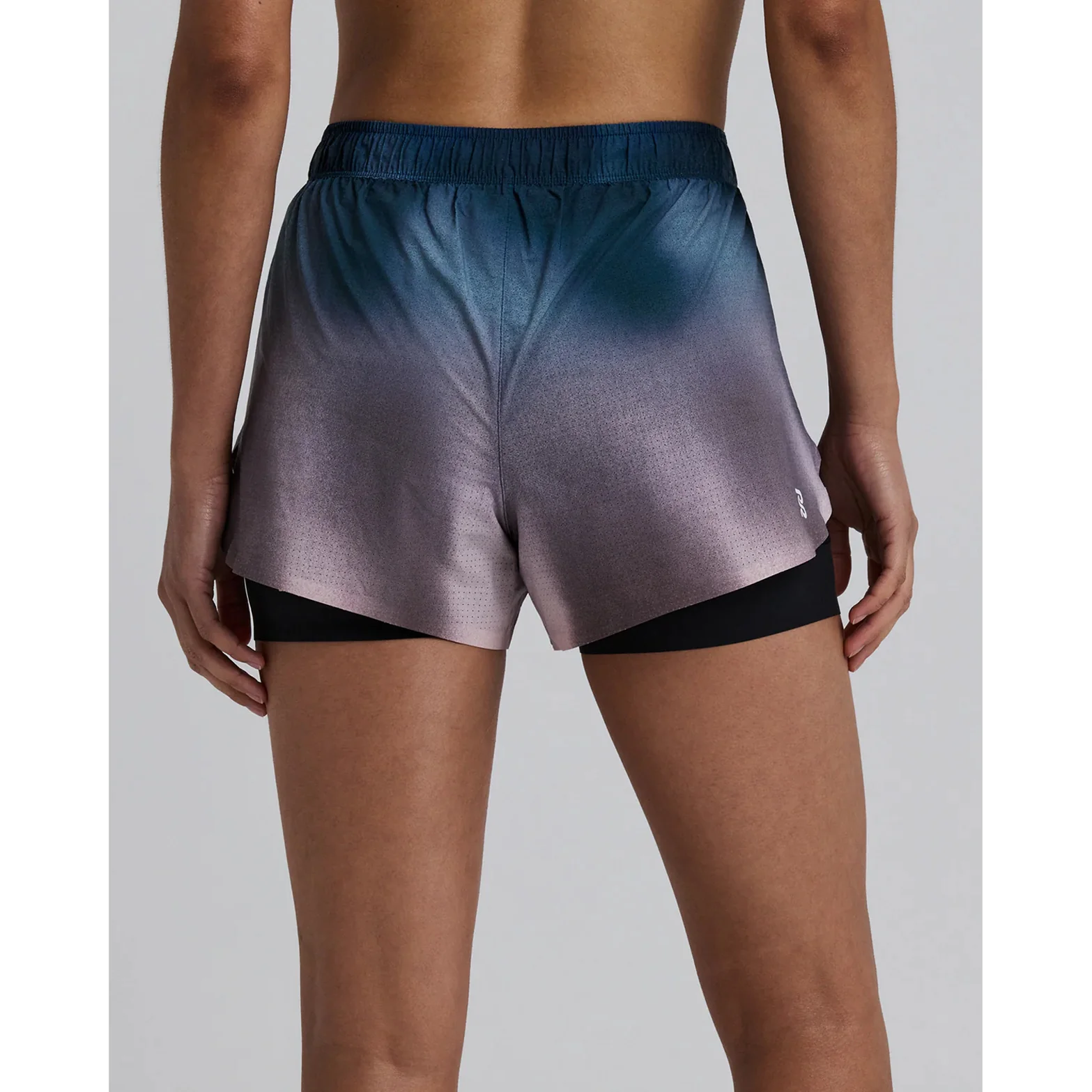 Women's Vento 2-in-1 Run Short Flow State Aegean Multi - Image 3