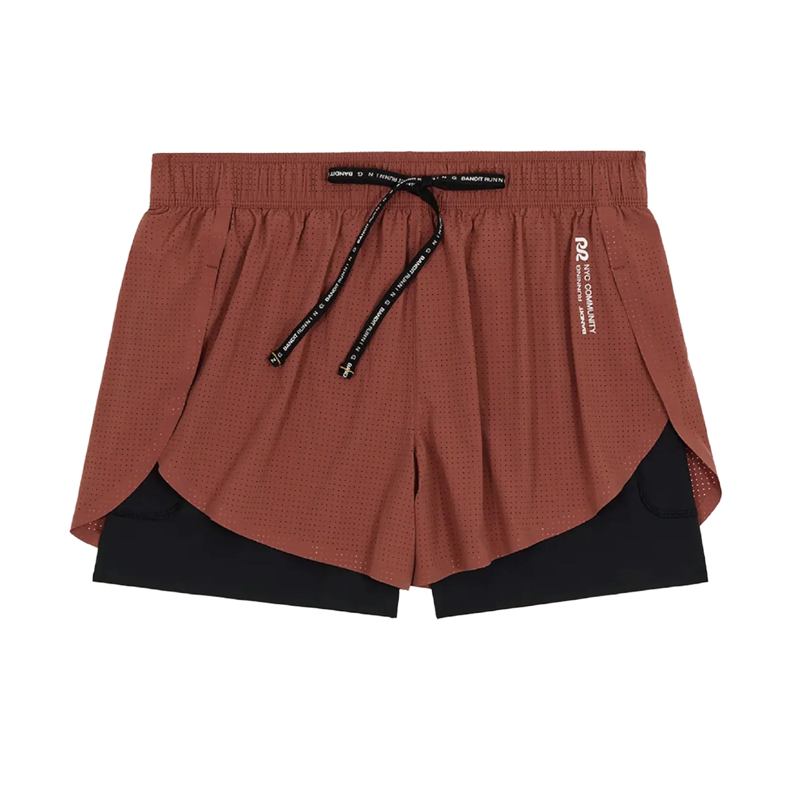 Women's Vento 2-in-1 Run Short Mahogany / Black