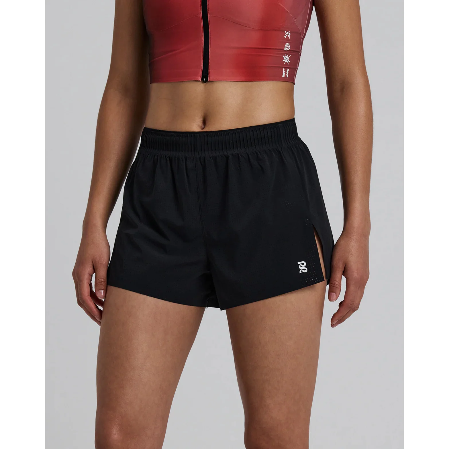 Women's Vento Next Gen 3 Inch Split Shorts Black - Image 2