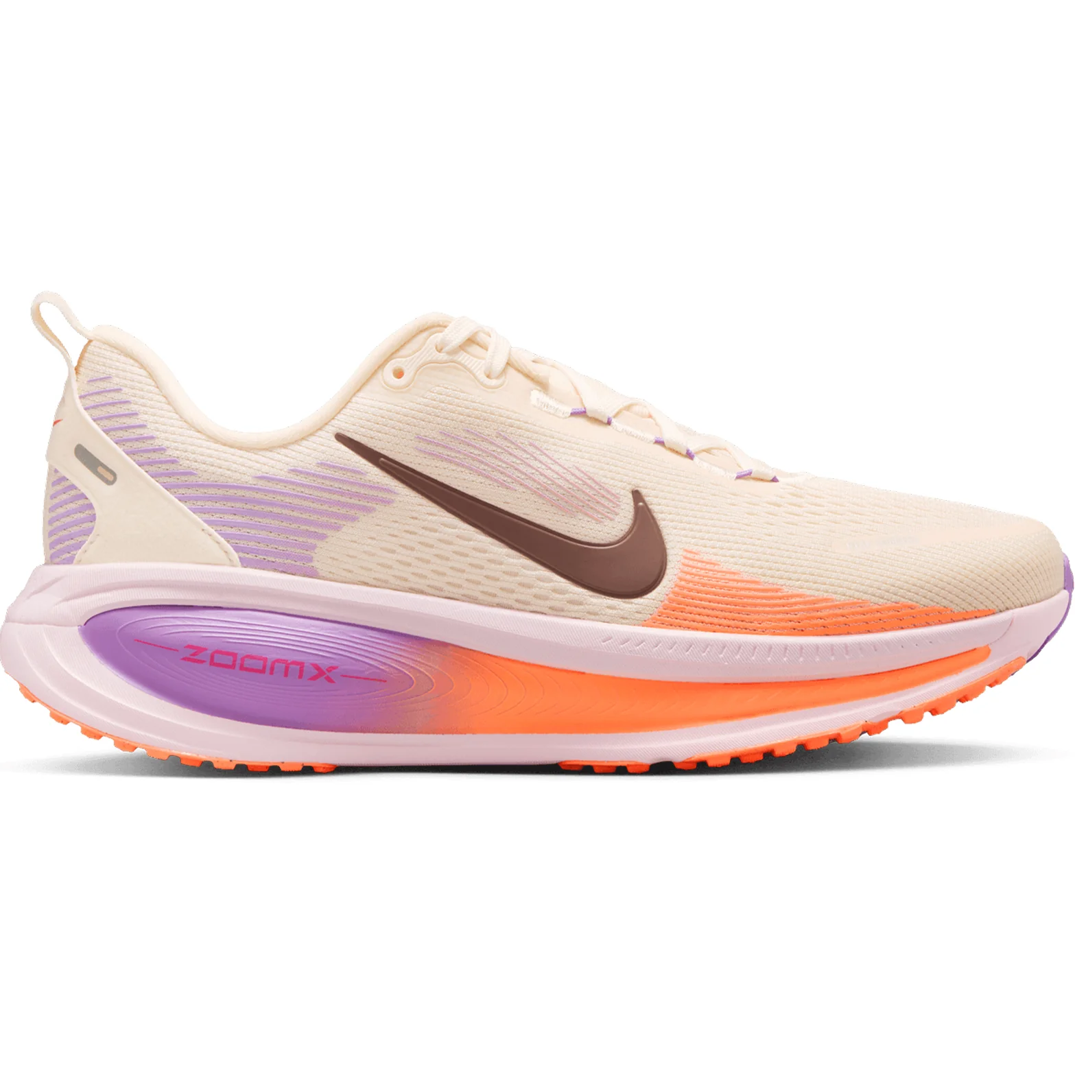 Women's Vomero 18 Running Shoes Chalk / Pink Foam / Bright Violet / Tattoo