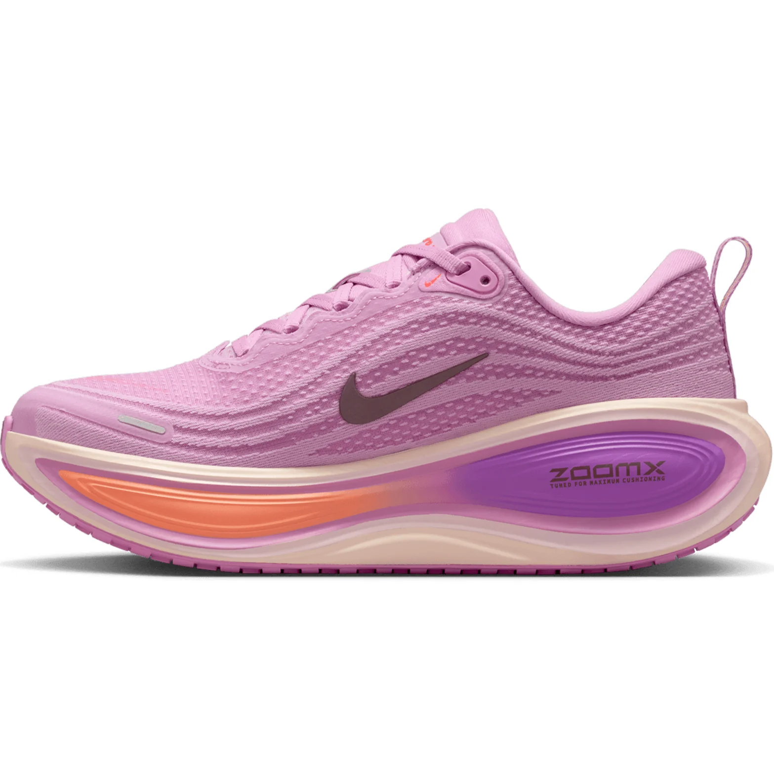 Women's Vomero Plus Running Shoes Light Magenta / Black / Pink Foam / Bright Violet - Image 2