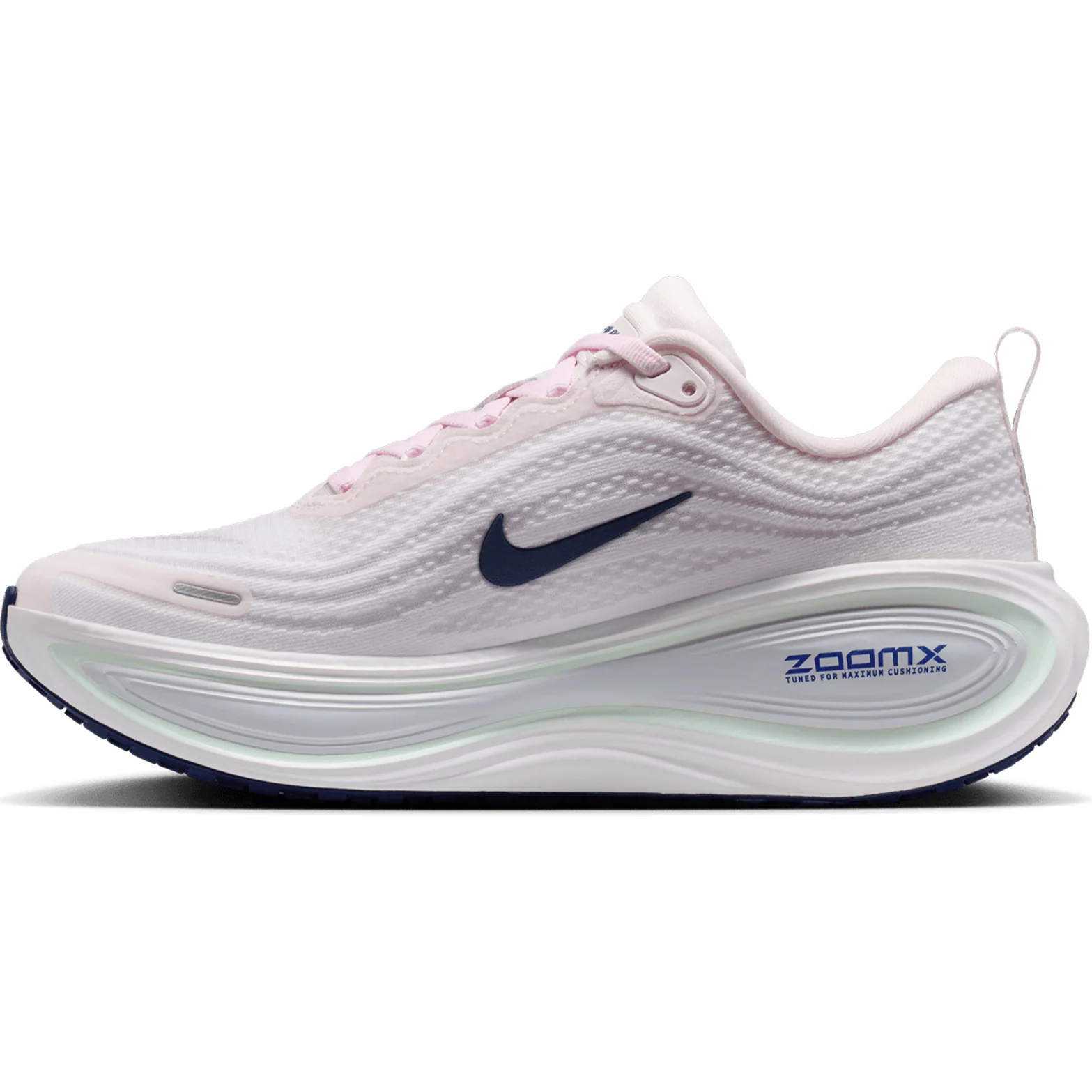 Women's Vomero Plus Running Shoes Pearl Pink / Midnight Navy White - Image 2
