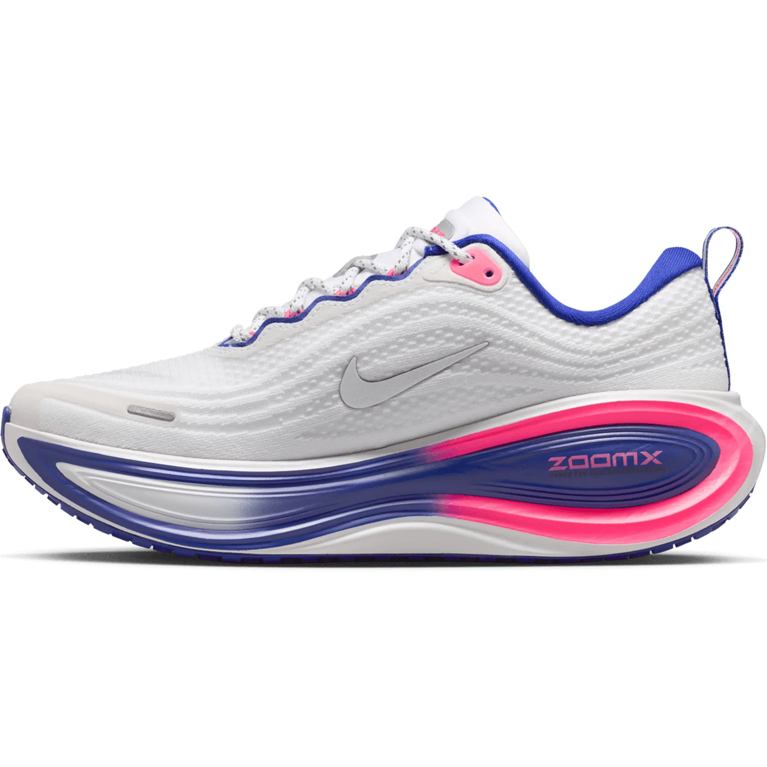 Women's Vomero Plus SE Running Shoes White / Concord / Hyper Pink / Metallic Silver - Image 2