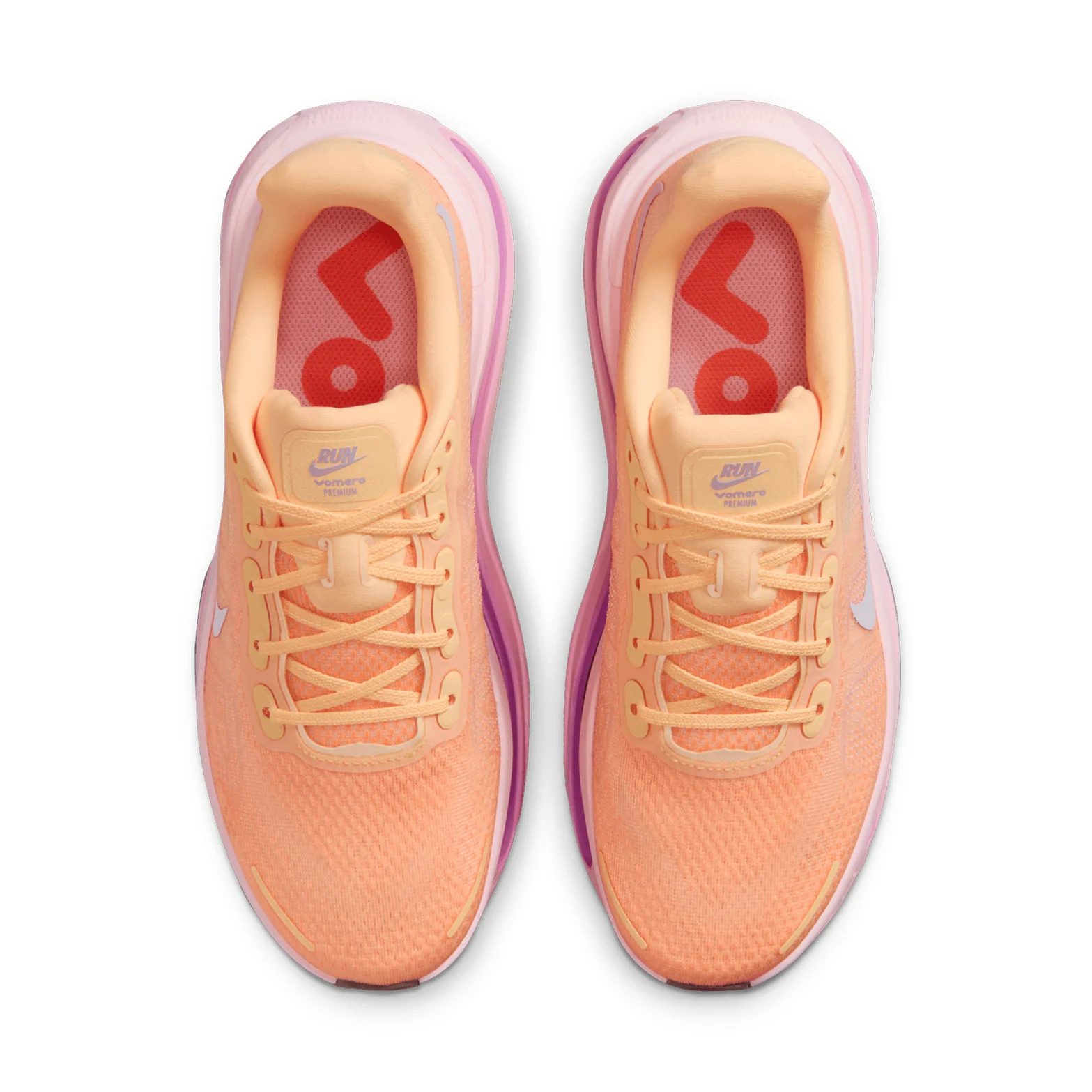 Women's Vomero Premium Running Shoes Tangerine Tint / Bright Crimson / Tattoo - Image 3