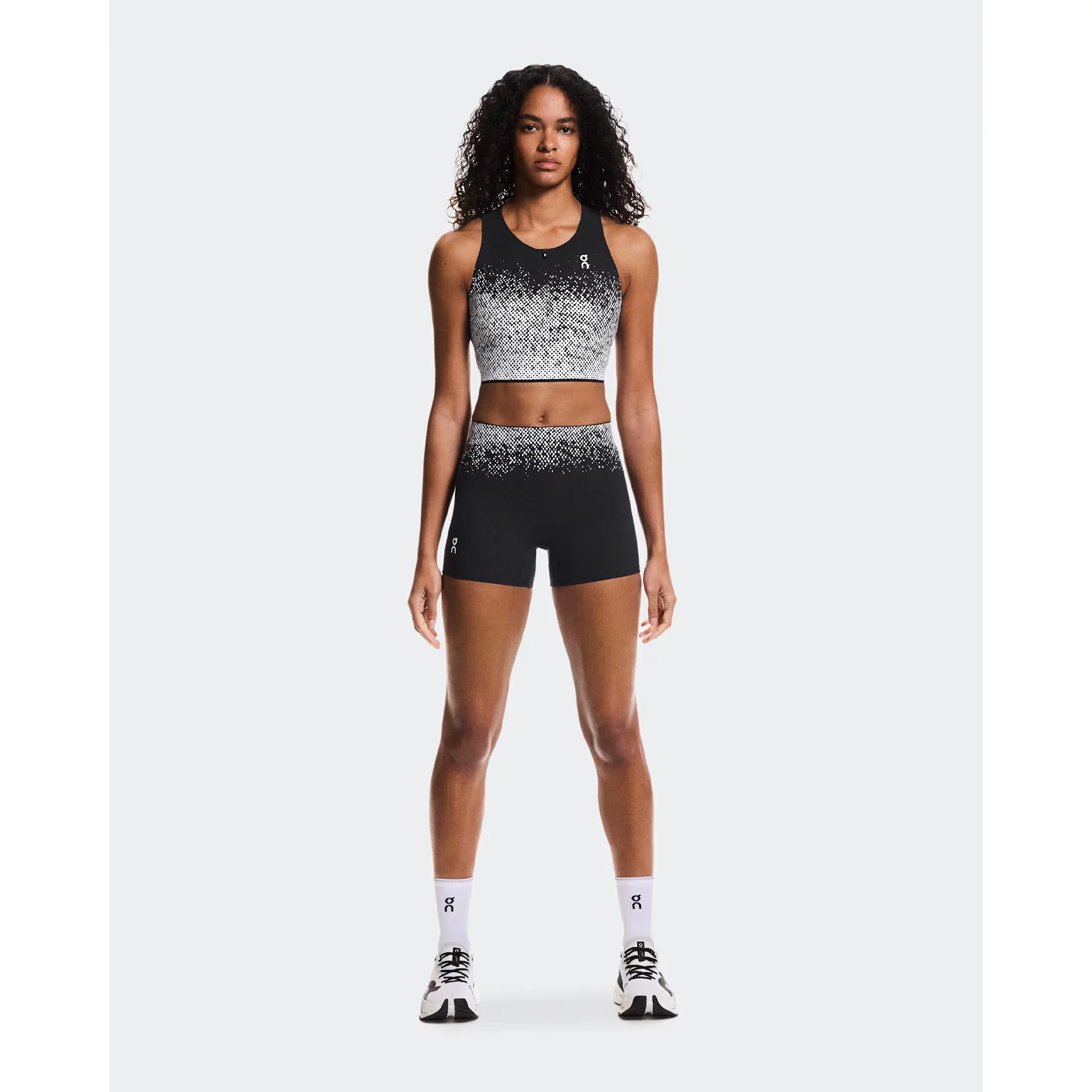 Women's Zero Short Tights Black / White - Image 4