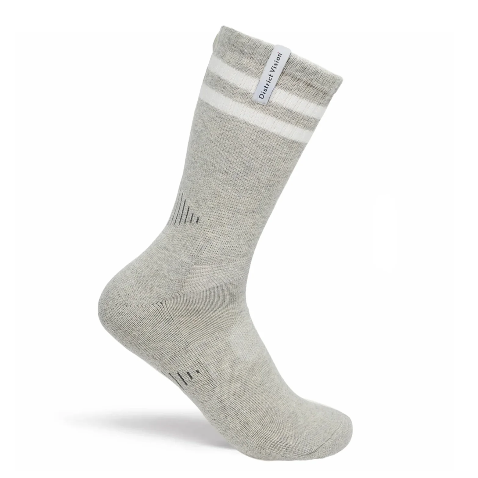 Zonal Organic Cotton Socks Heather Grey / White