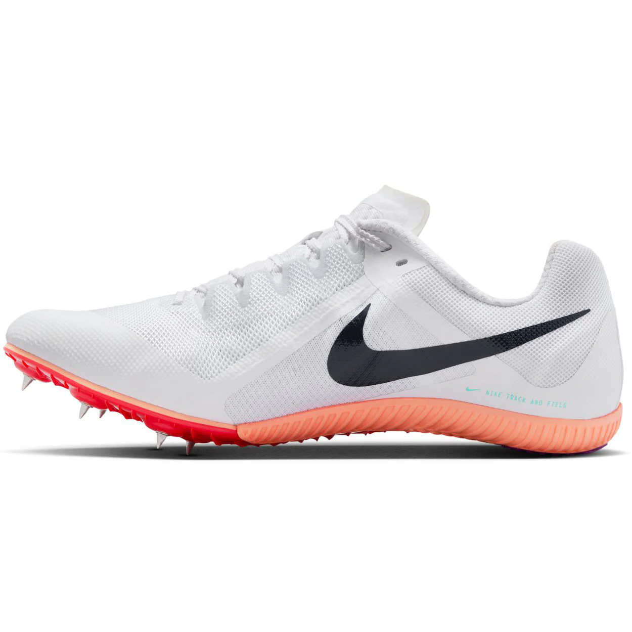 Zoom Rival Multi Running Spikes White / Obsidian / Bright Crimson - Image 2
