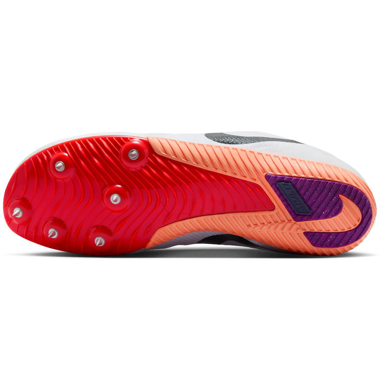 Zoom Rival Multi Running Spikes White / Obsidian / Bright Crimson - Image 4